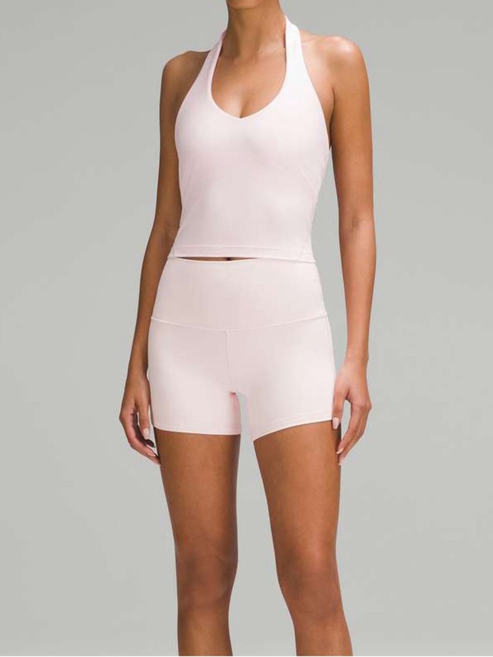 lululemon athletica Light Pink High-Rise Bike Shorts